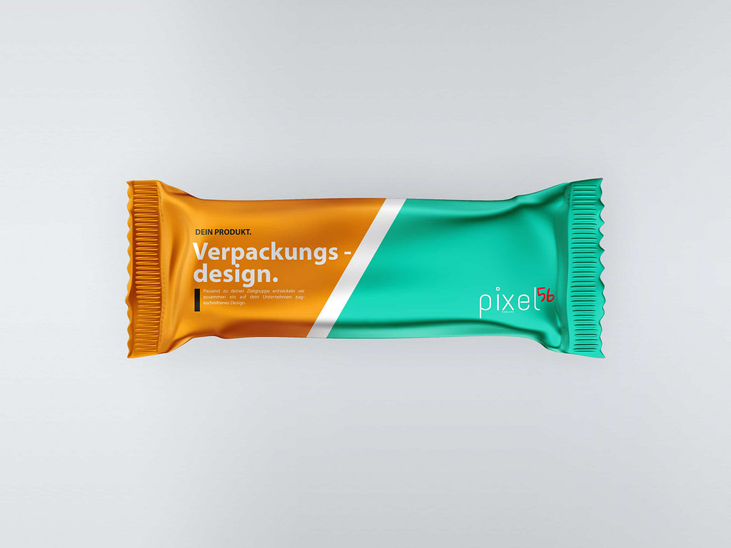 Produktdesign 2 riegel mock up pixel56