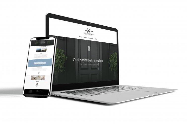 Unser Service 13 Immobilien Webseite – Schlüsselfertig