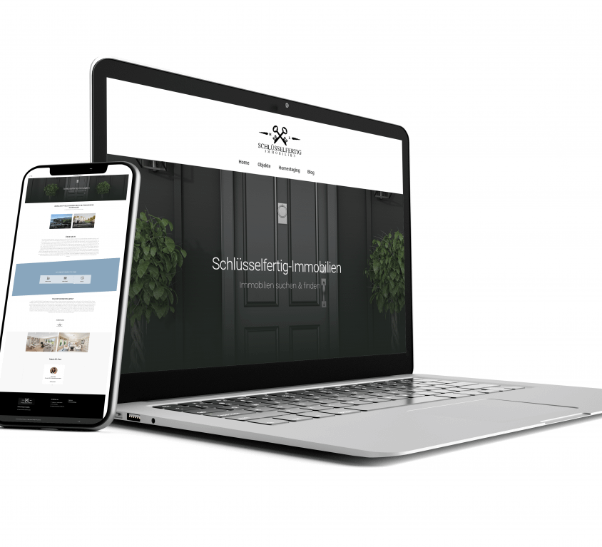 HOME 12 Immobilien Webseite – Schlüsselfertig